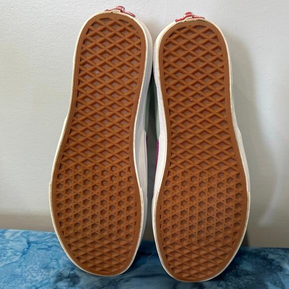Vans Green and Pink Mens 9.5/ Women's 11 - Picture 7 of 7